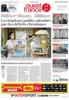 Cover of Ouest France (Redon / Pays de Vilaine)