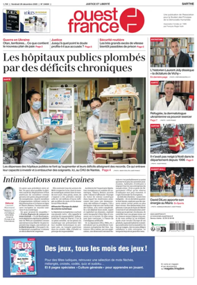 Cover of Ouest France (Sarthe)