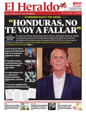 Cover of Diario El Heraldo