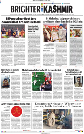 Cover of Brighter Kashmir