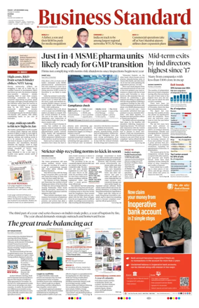 Cover of Business Standard
