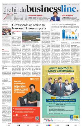 Cover of BusinessLine (Bangalore)