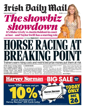 Cover of Irish Daily Mail