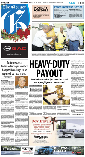 Cover of Jamaica Gleaner