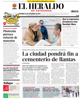 Cover of El Heraldo de Chihuahua