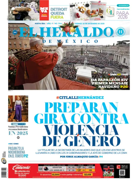 Cover of El Heraldo de Mexico