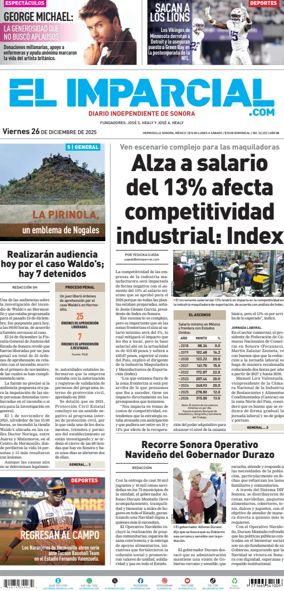 Cover of El Imparcial