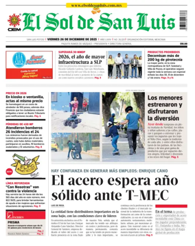 Cover of El Sol de San Luis Potosi