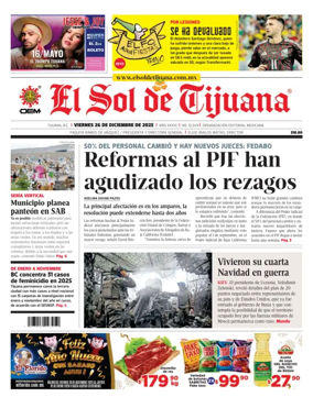 Cover of El Sol de Tijuana