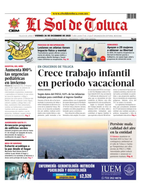 Cover of El Sol de Toluca