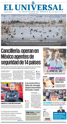 Cover of El Universal