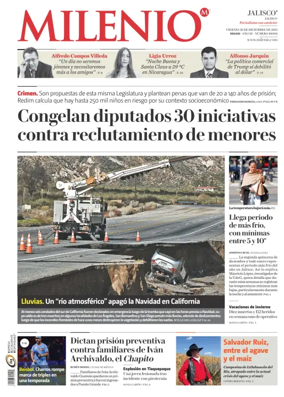 Cover of Milenio Jalisco