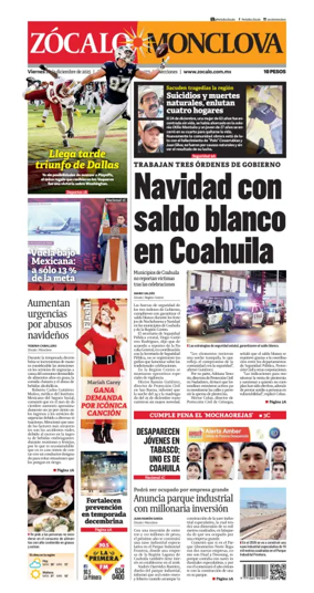 Cover of Zócalo Monclova