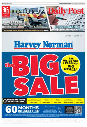 Cover of Rotorua Daily Post