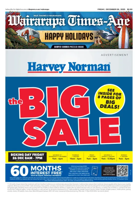 Cover of Wairarapa Times-Age (NZ)