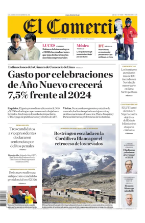 Cover of Diario El Comercio