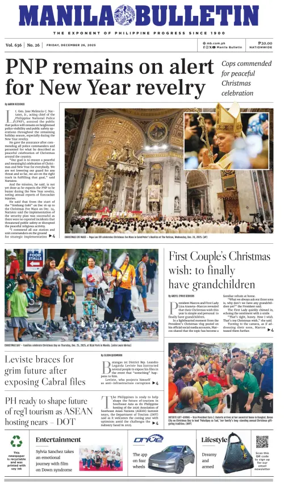 Cover of Manila Bulletin
