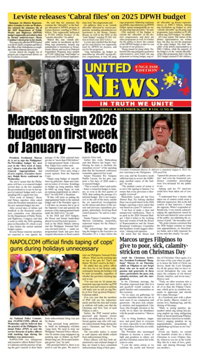 Cover of United News - English Edition