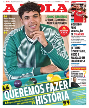 Cover of A BOLA (Portuguese)