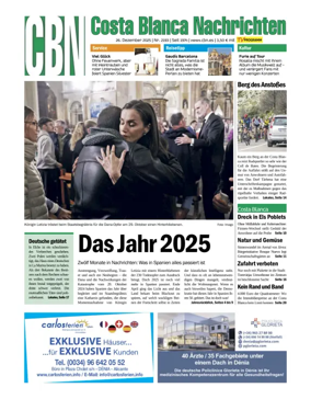 Cover of Costa Blanca Nachrichten
