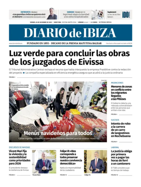 Cover of Diario de Ibiza