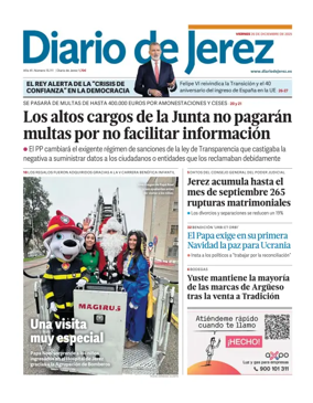 Cover of Diario de Jerez
