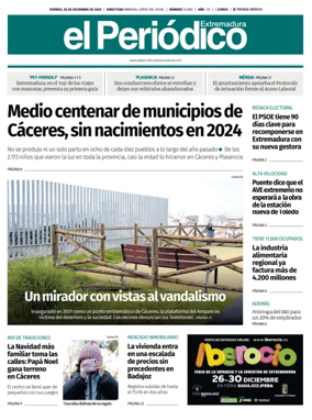 Cover of El Periódico Extremadura