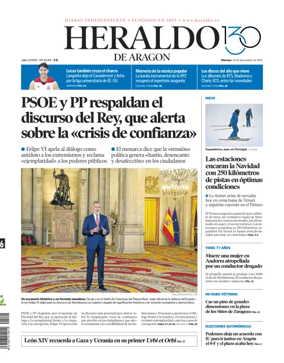 Cover of Heraldo de Aragon