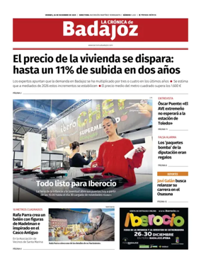 Cover of La Cronica de Badajoz BE