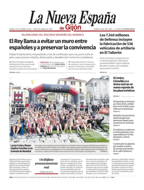 Cover of La Nueva Espana (Gijon)