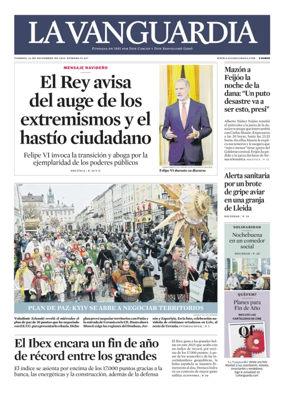 Cover of La Vanguardia