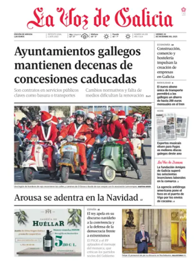 Cover of La Voz de Galicia (Arousa)