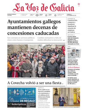 Cover of La Voz de Galicia (Barbanza)