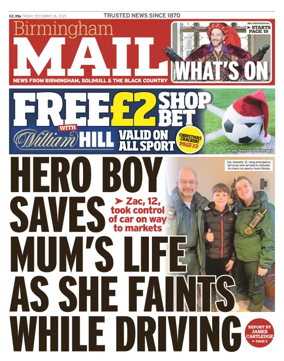 Cover of Birmingham Mail