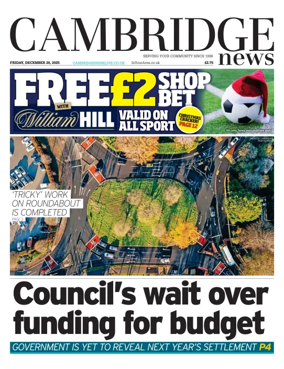 Cover of Cambridge News