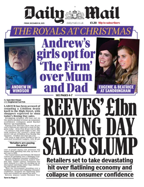 Cover of Daily Mail