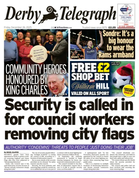 Cover of Derby Telegraph