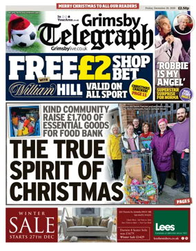 Cover of Grimsby Telegraph
