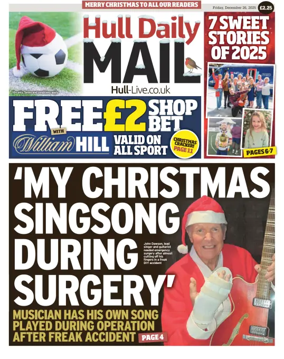 Cover of Hull Daily Mail