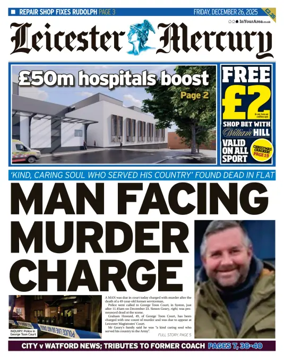 Cover of Leicester Mercury