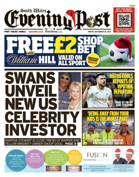 Cover of South Wales Evening Post