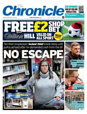 Cover of The Chronicle (South Tyneside and Durham)