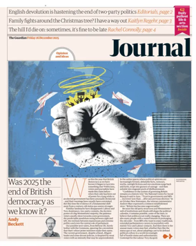 Cover of The Guardian e-paper Journal