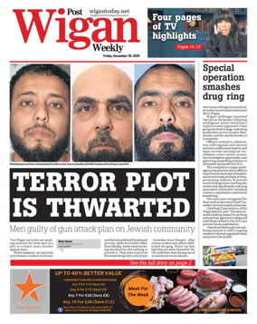 Cover of Wigan Evening Post