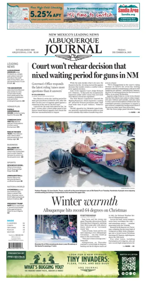 Cover of Albuquerque Journal