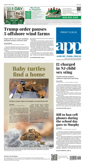 Cover of Asbury Park Press