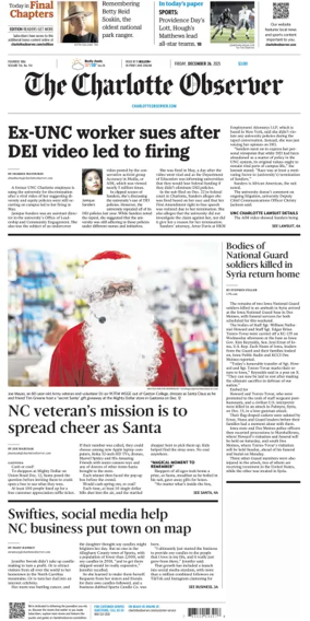 Cover of The Charlotte Observer