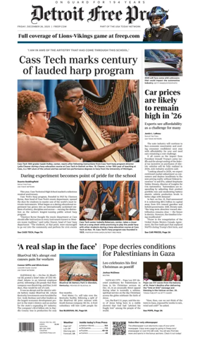 Cover of Detroit Free Press