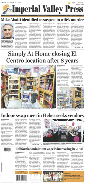 Cover of Imperial Valley Press