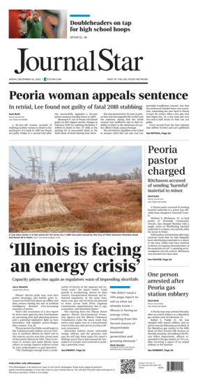 Cover of Journal Star (Peoria)